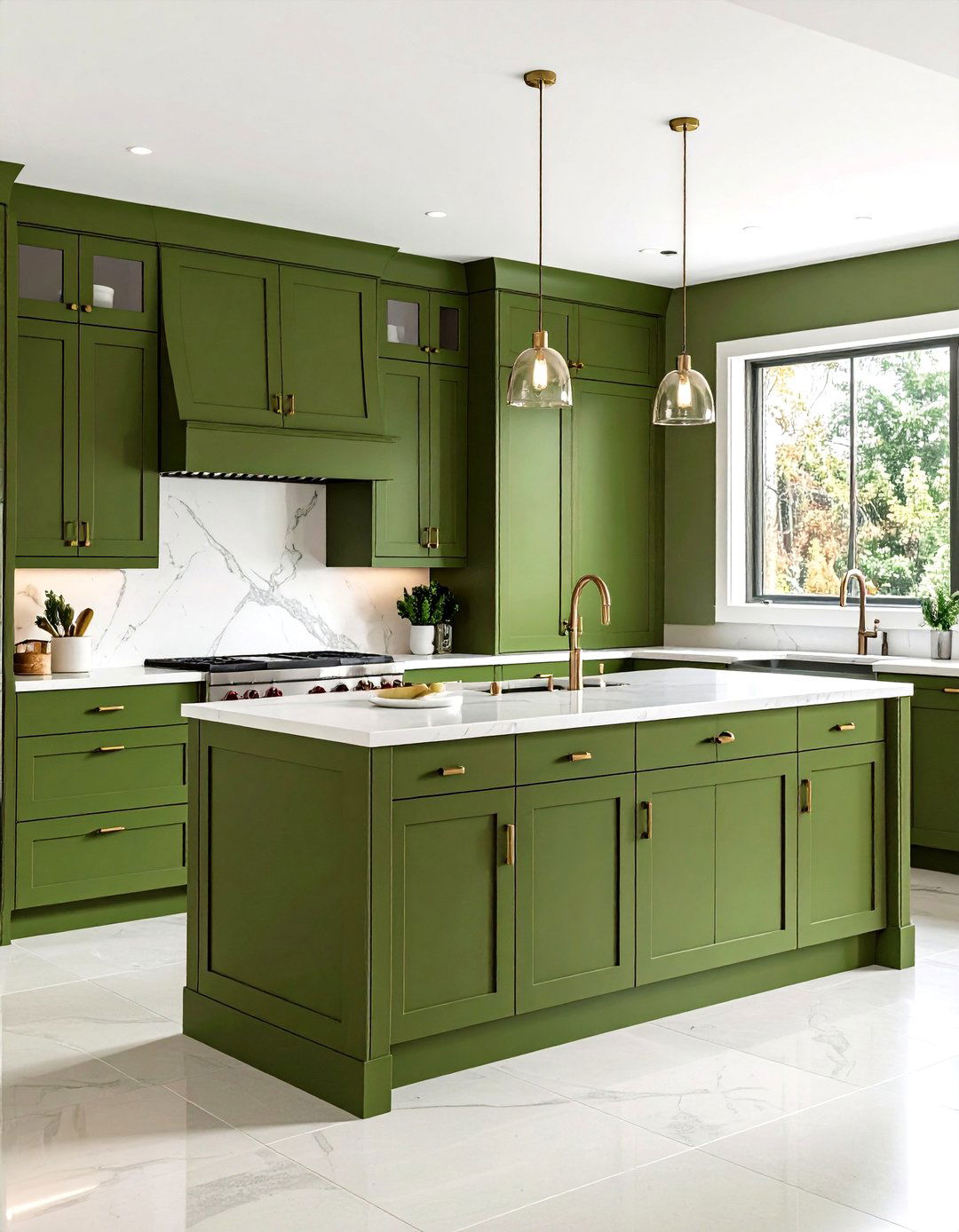Olive Green Kitchen that Boosts Resale Value - 25 olive green kitchens