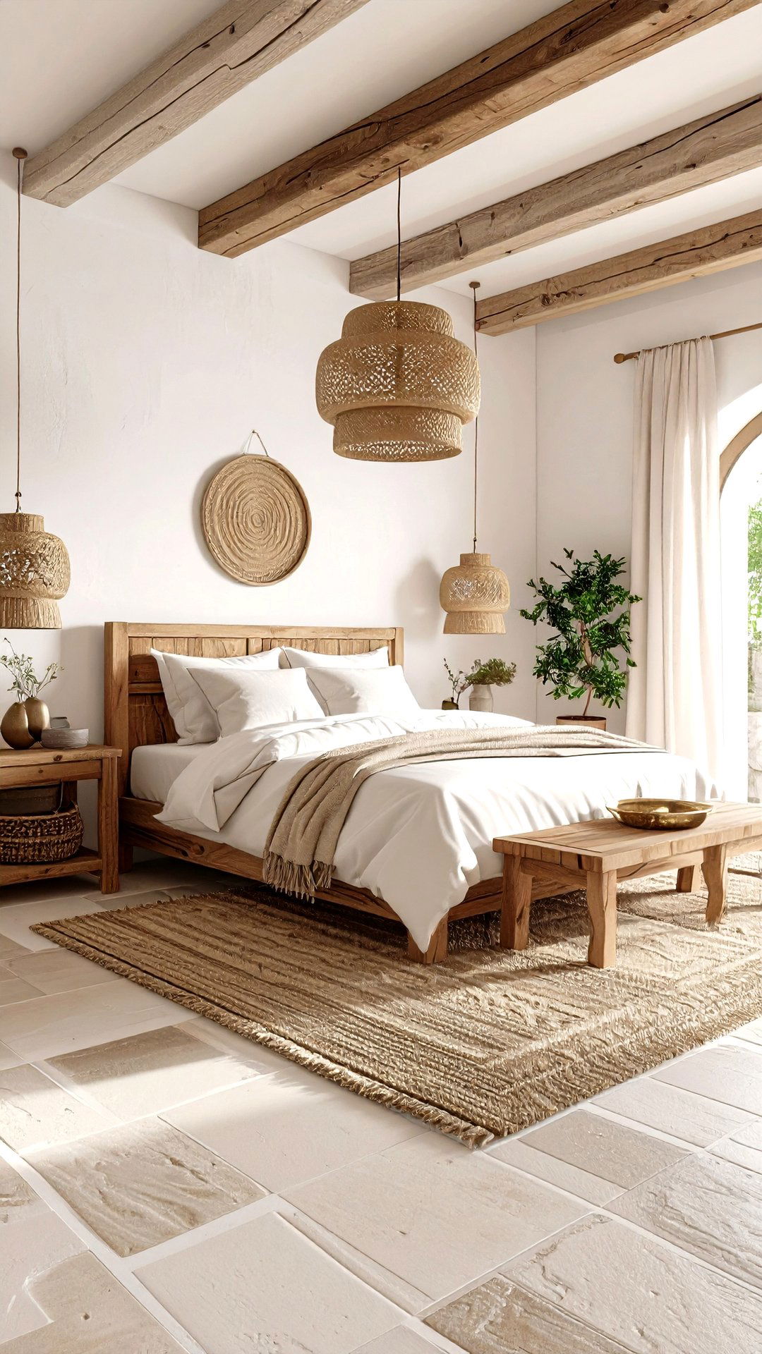 Olive Wood Warmth Greek Bedroom - 25 greek bedroom design ideas