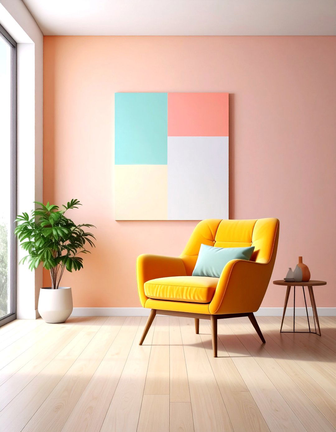 One High Impact Statement Piece Anchors Minimalist Decorating - 25 minimalist decorating ideas