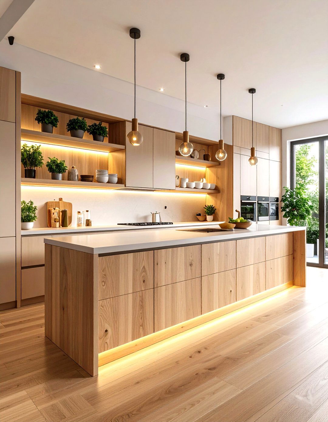 Open Shelving Keeps a Galley Kitchen Airy - 25 galley kitchen ideas