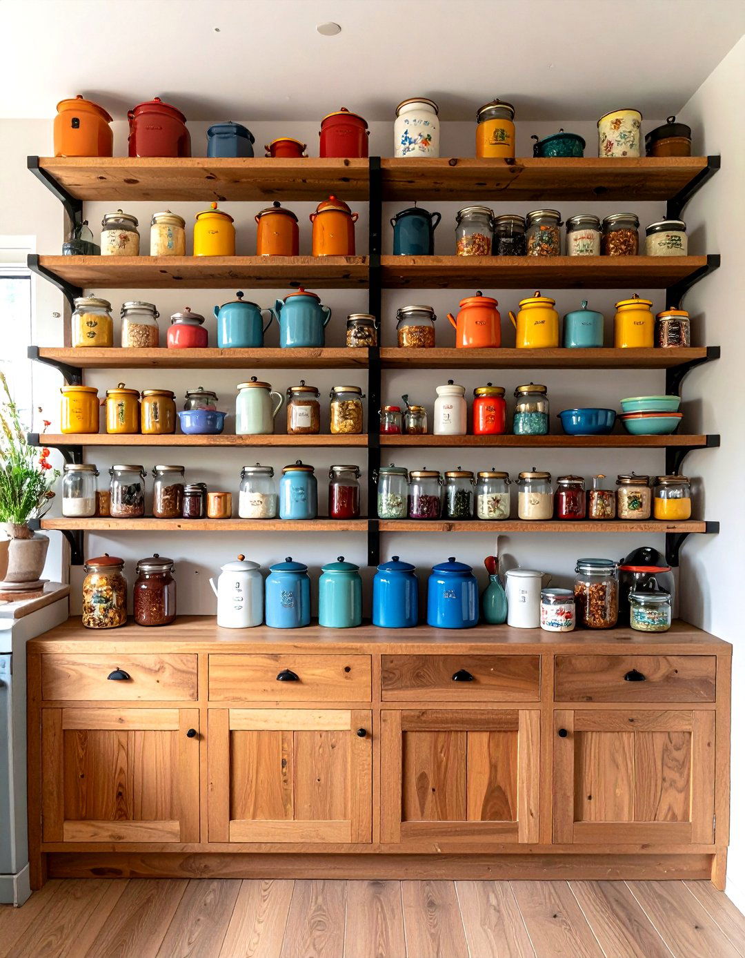 Open Shelving Lets a s Kitchen Show Off Collectibles - 25 70s kitchen ideas