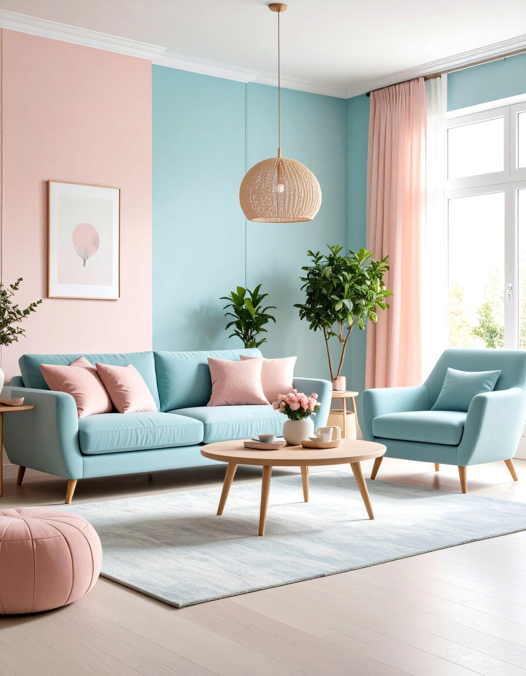 Opt for Nuanced Pastel Tones - 25 pastel living room ideas