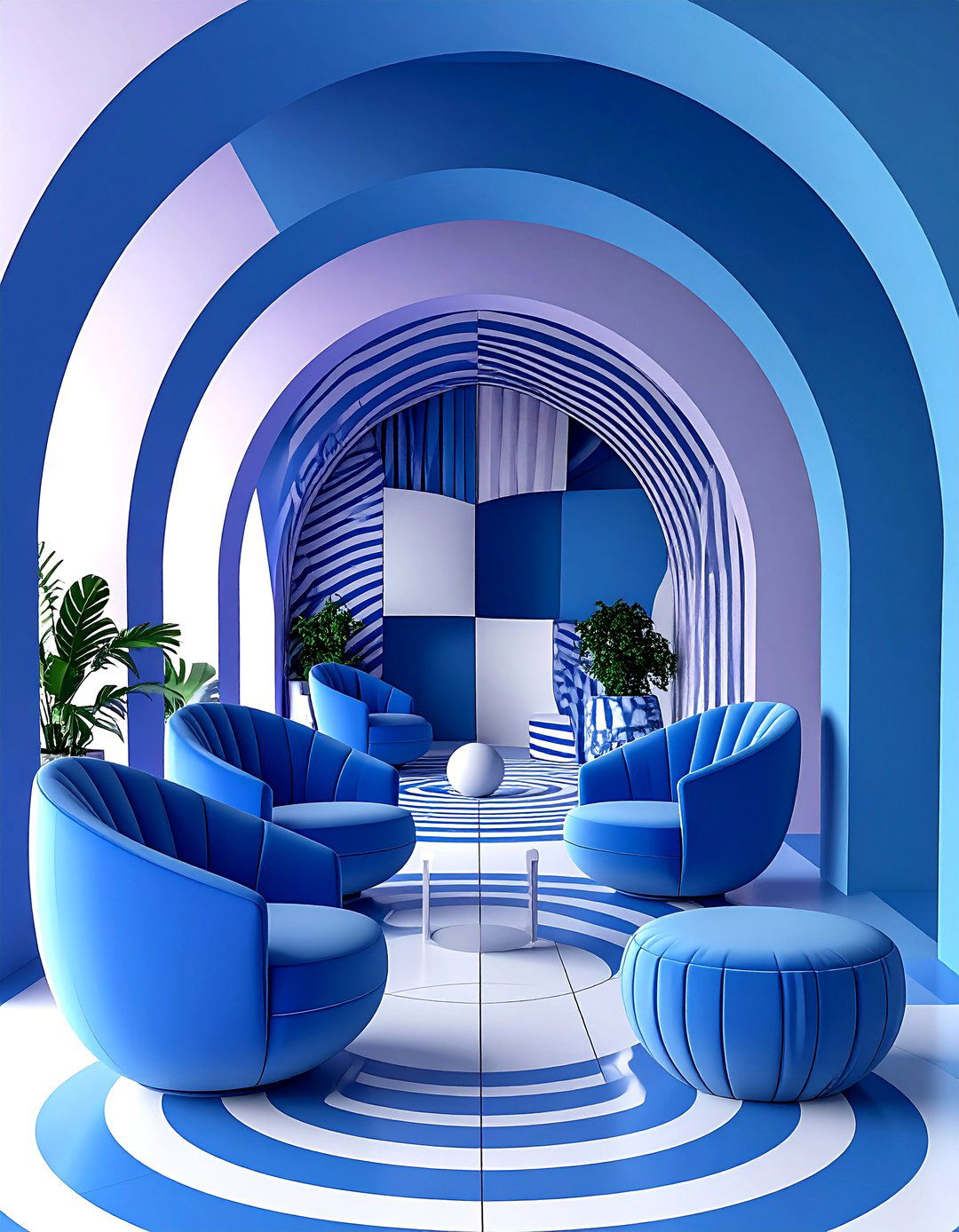 Optical Illusion D Office Wallpaper to Boost Depth Perception - 25 office wallpaper ideas