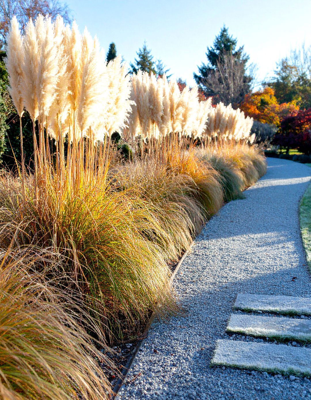Ornamental Grass Allee Garden Focal Point - 25 Garden Focal Point Ideas