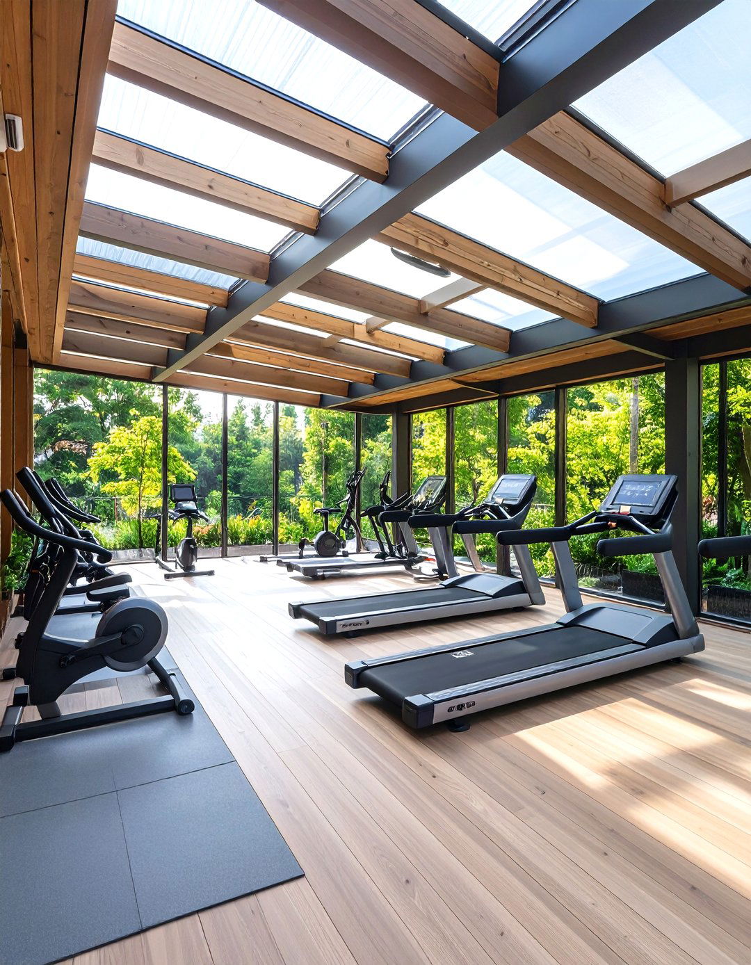 Outdoor Gym With Weather Proof Cardio Machines - 25 outdoor gym ideas
