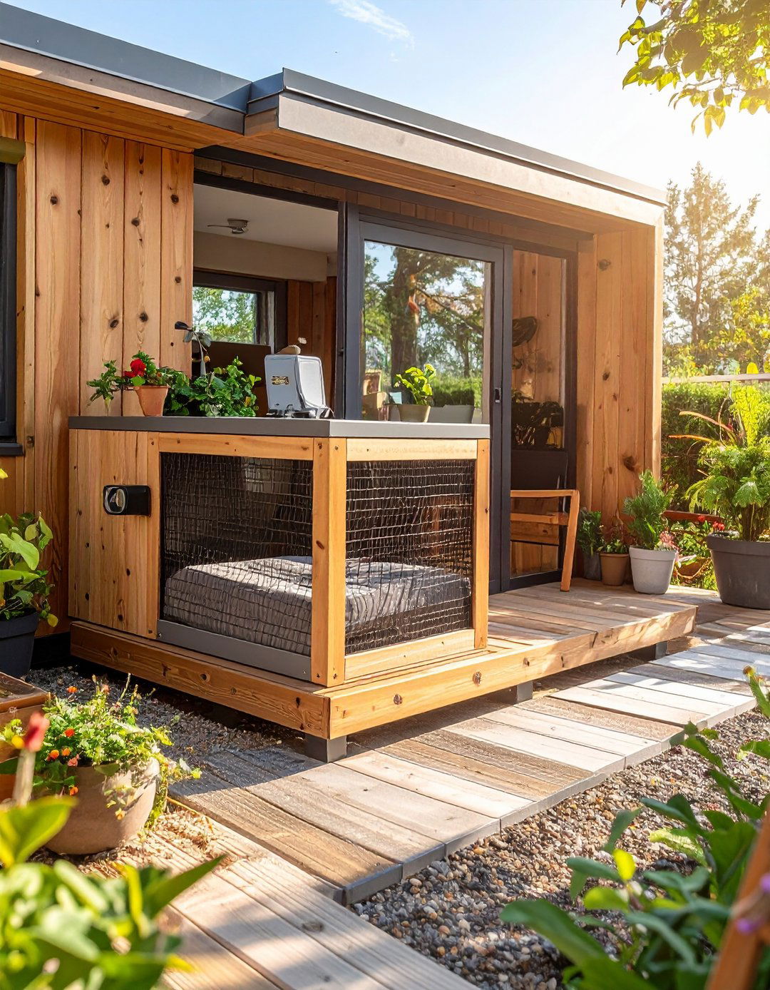 Outdoor Litter Box Extension Catio - 25 outdoor catio ideas