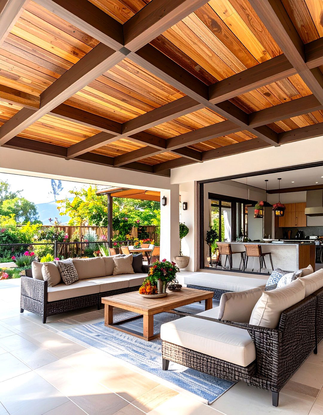 Outdoor Rated Tile Insert Patio Ceiling - 25 patio ceiling ideas