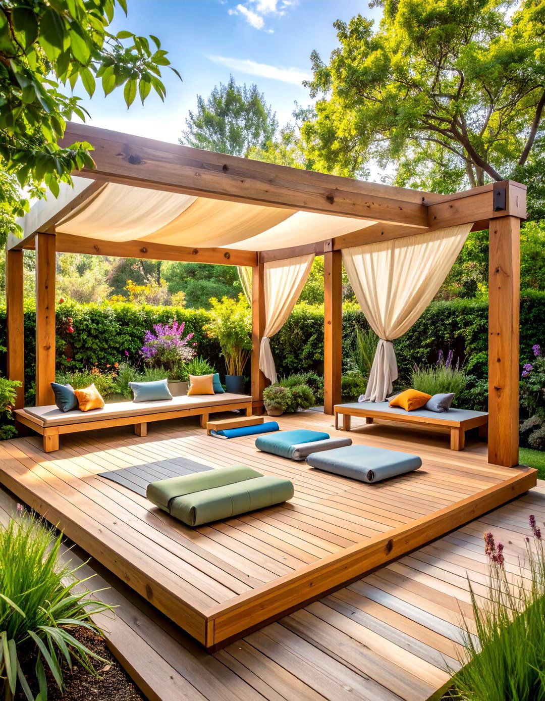 Outdoor Yoga Deck Gym - 25 outdoor gym ideas