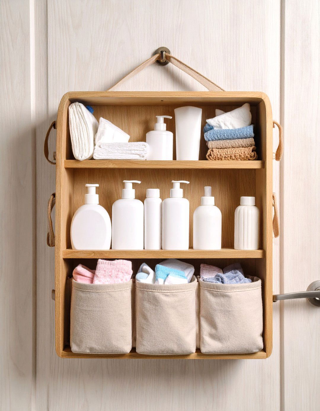 Over the Door Pocket Organizer - 25 nursery storage ideas