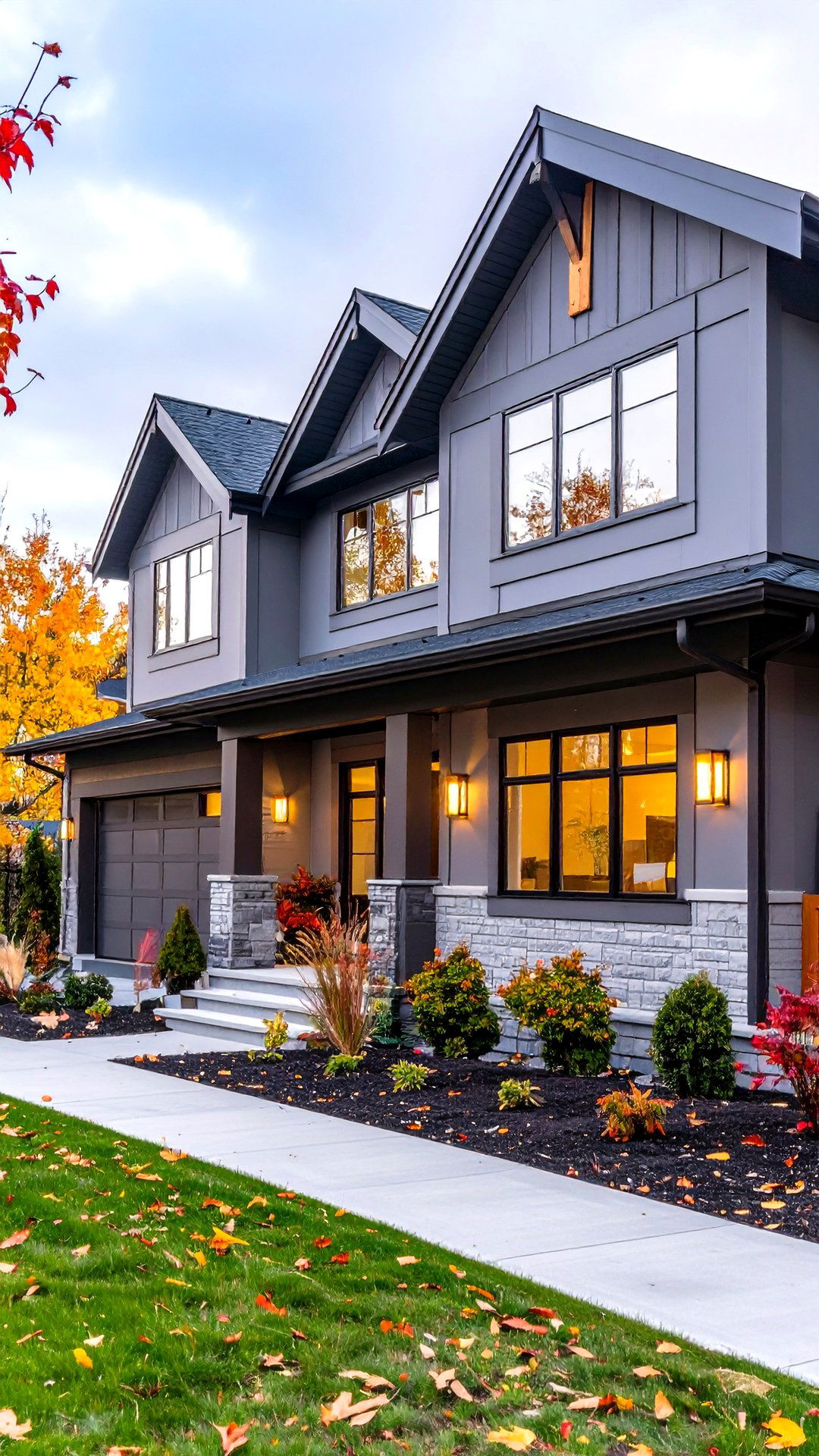 Oversize Fiber Cement Panels - 25 minimalist house exterior ideas