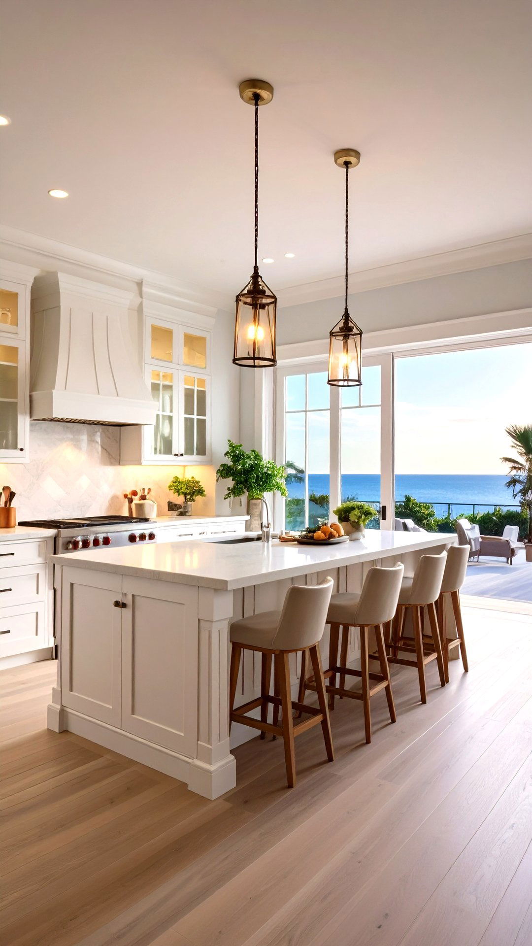 Pass Through Window to the Patio - 25 coastal kitchen ideas