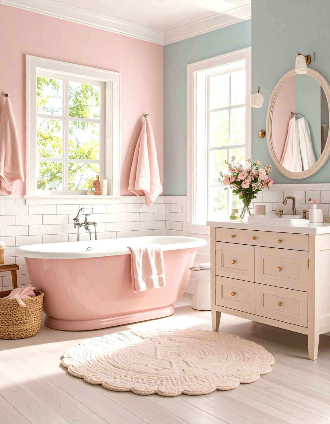Pastel Bathroom Suites Bring Soft s Interior Design Nostalgia - 25 1990s interior design ideas