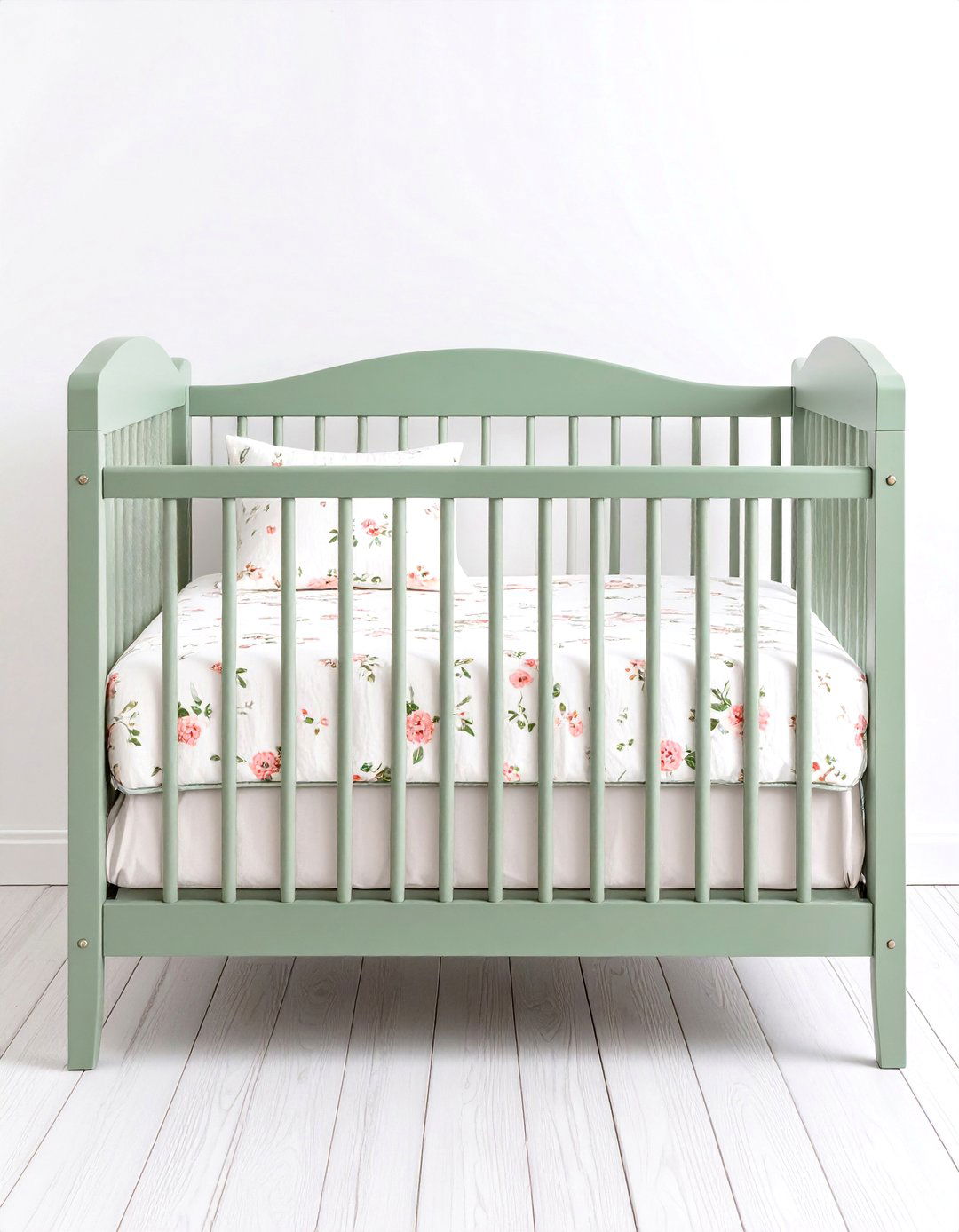 Pastel Organic Cotton Floral Bedding Nursery Set - 25 floral nursery ideas