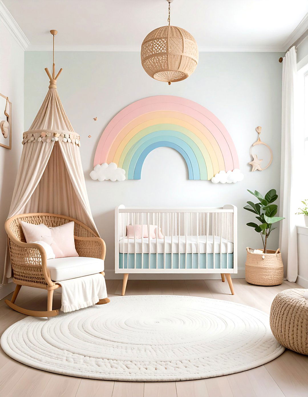 Pastel Rainbow Whimsy Nursery Color - 25 nursery color ideas