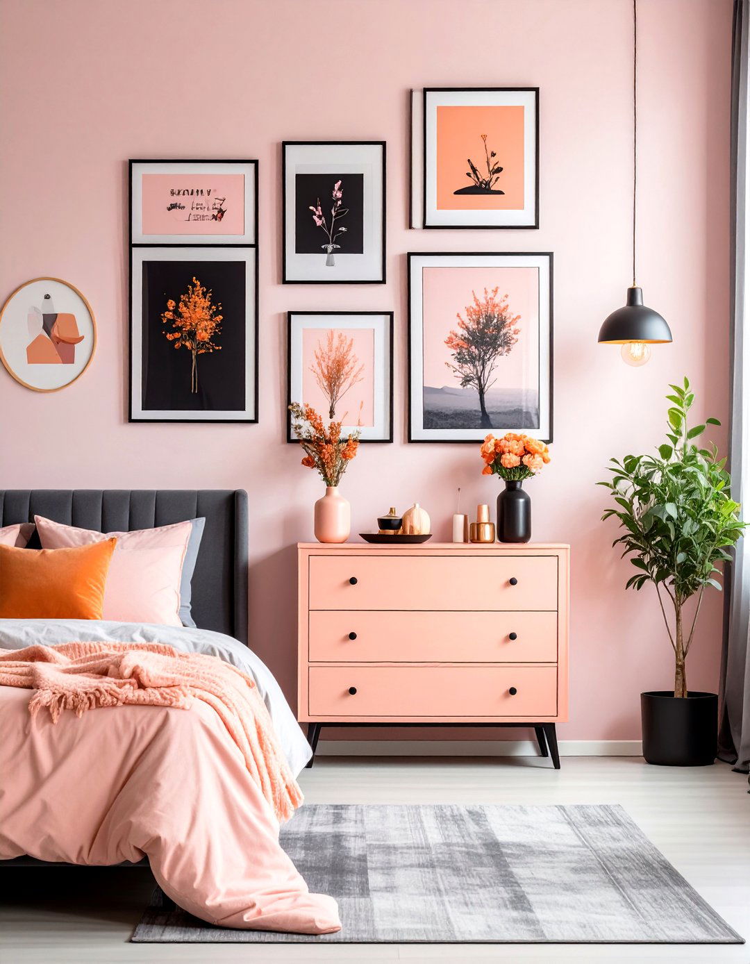 Pastel Tinted Band Poster Collage - 25 pastel goth bedroom ideas