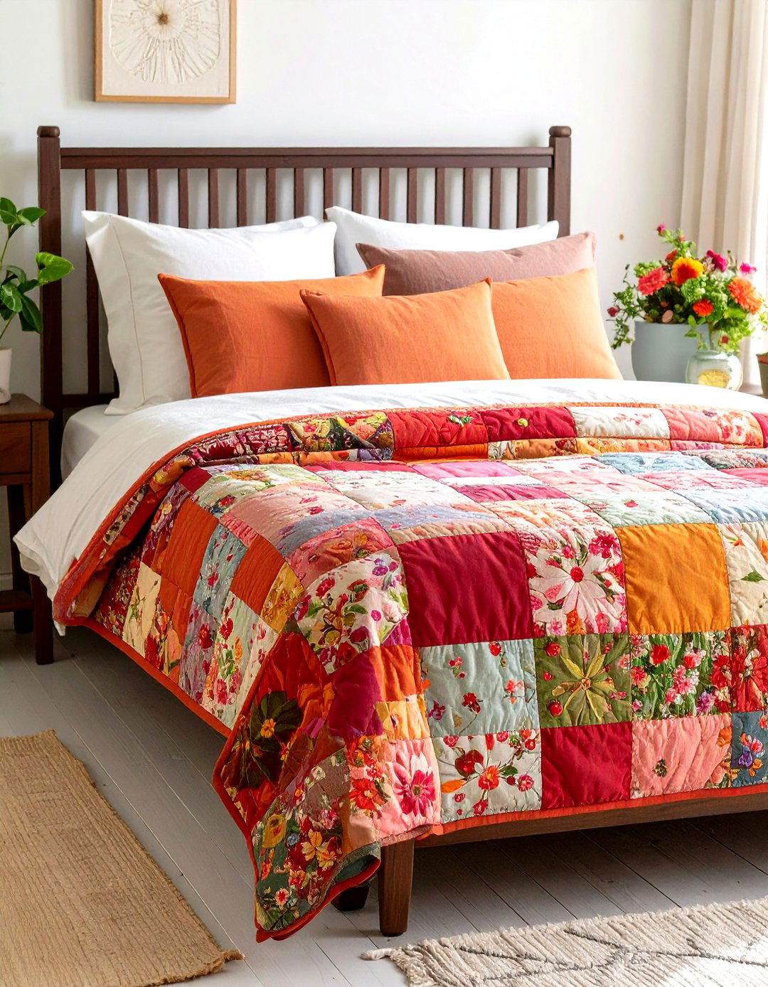 Patchwork Quilts Celebrate Handmade Heritage - 25 70s bedroom decor ideas