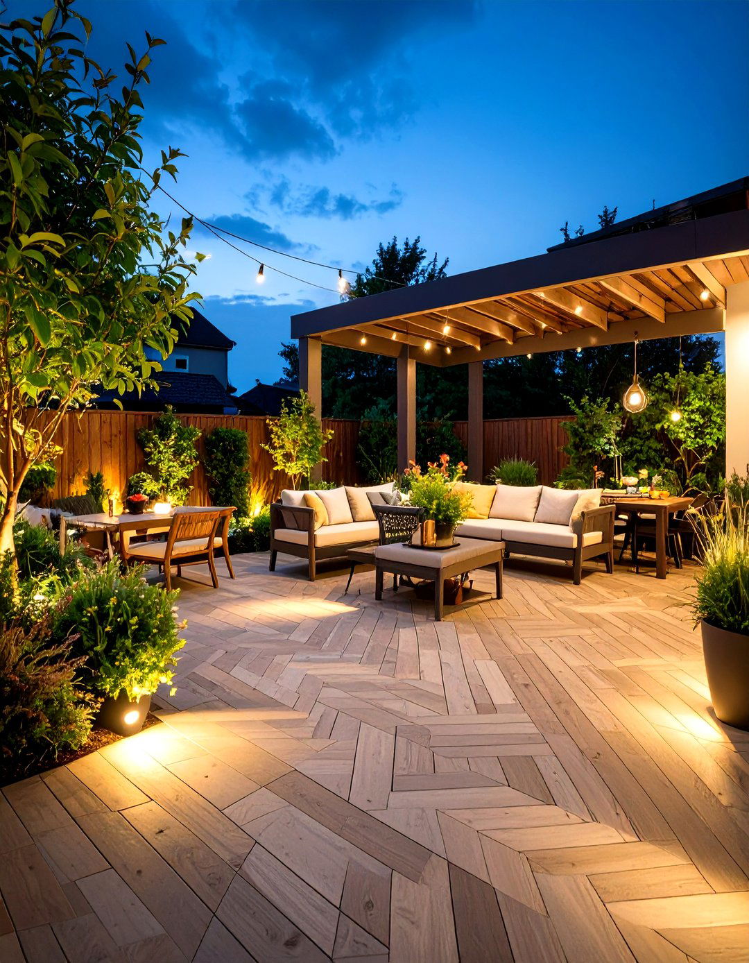 Patterned Pavers to Zone Patio Areas - 25 patio decor ideas