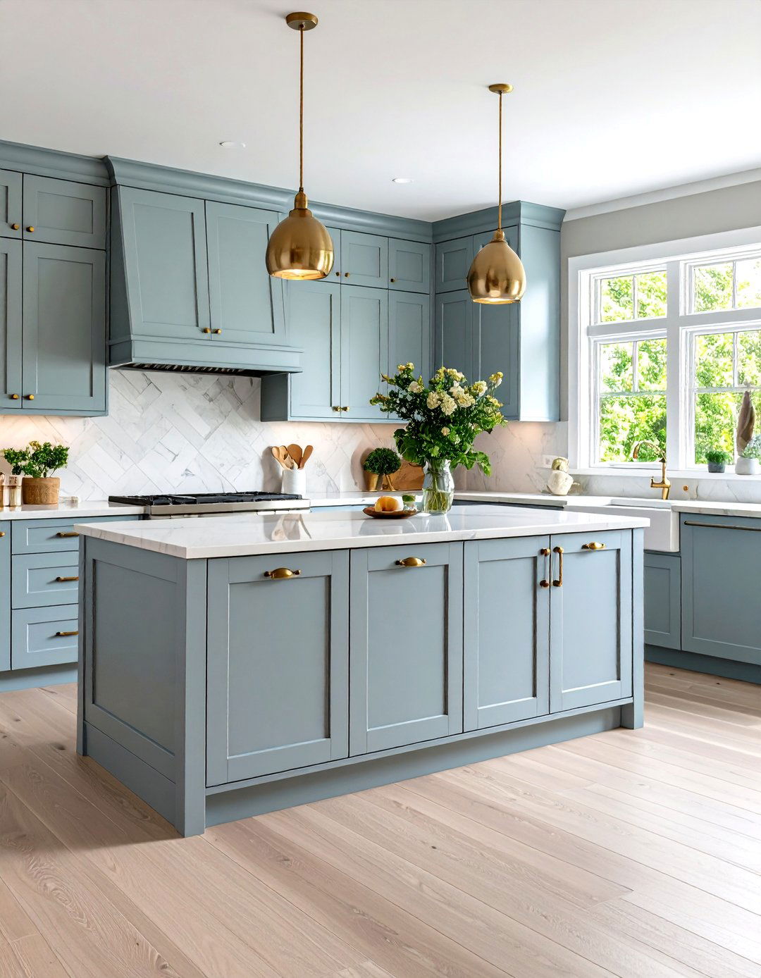 Pearl Gray Cabinetry - 25 painting kitchen cabinet ideas