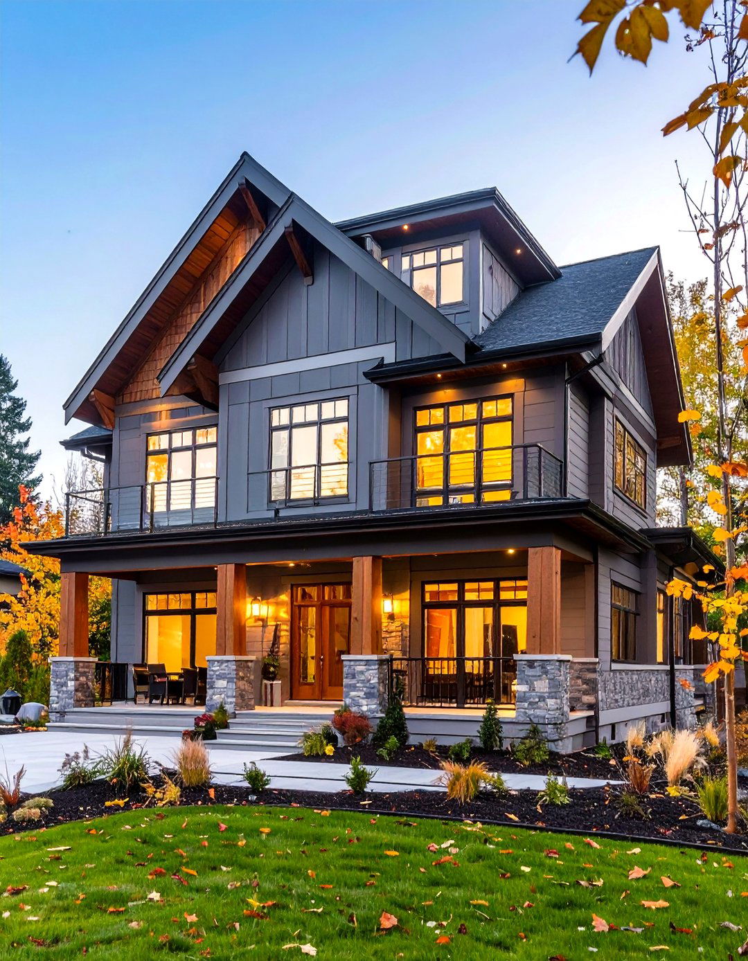 Peppercorn SW Neutral Gray Paint Color for Subtle Contrast - 25 paint colors for a modern black house with cedar accents