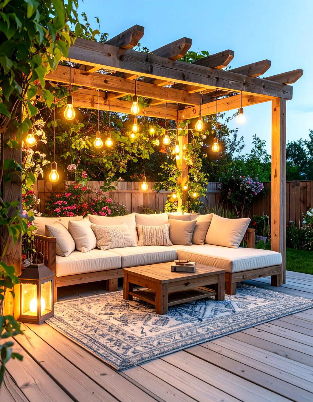 Pergola Shaded Reading Nook - 25 outdoor reading nook ideas