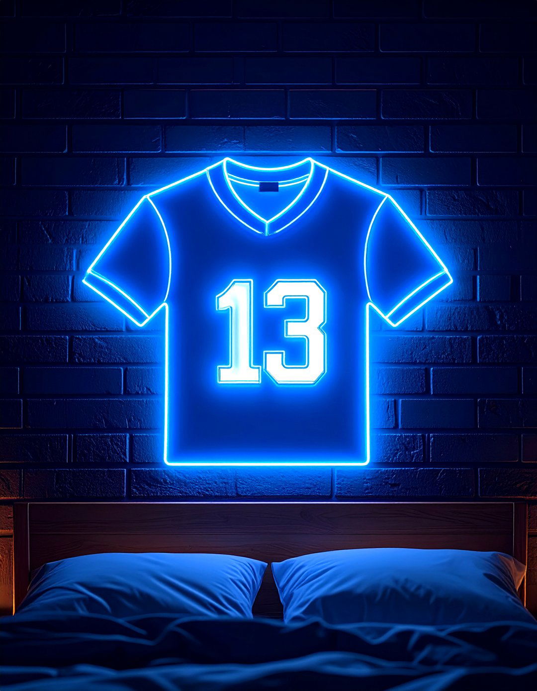 Personalized Football Name Sign for a Custom Touch - 25 football room decor ideas