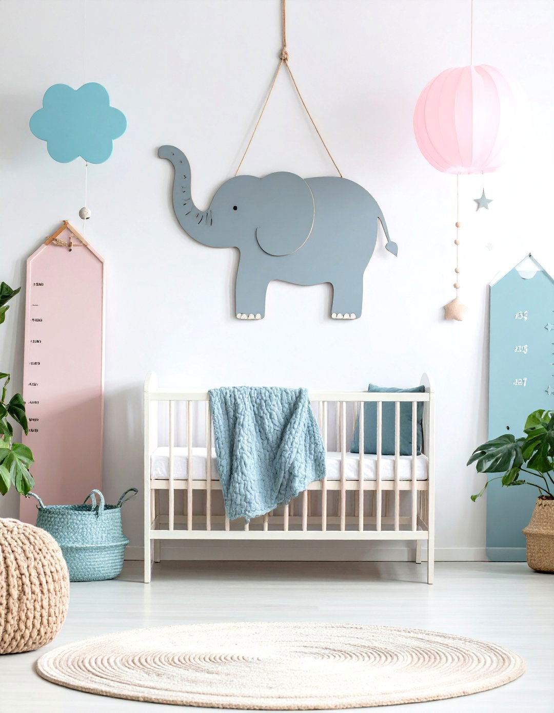 Personalized Name Sign Elephant Nursery - 25 elephant nursery ideas
