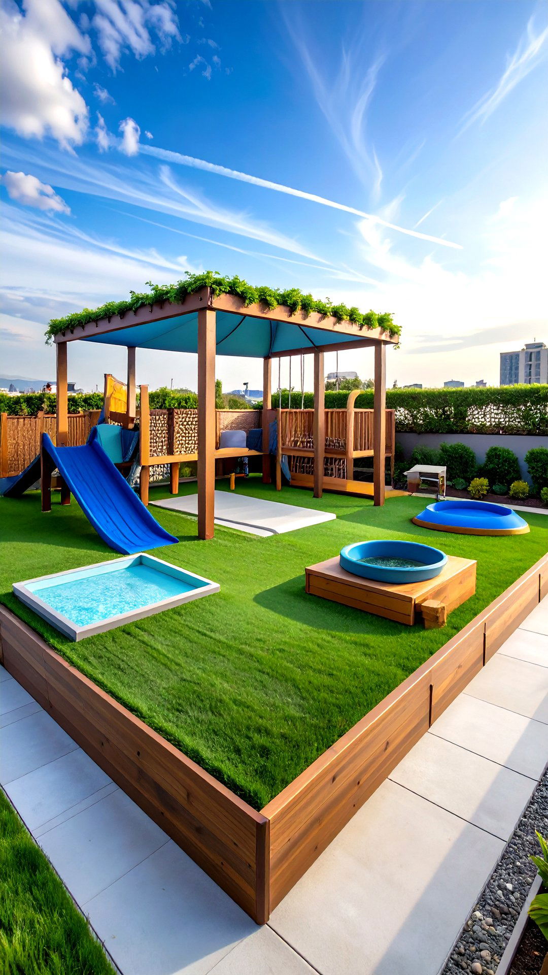 Pet Friendly Petio Play Space - 25 artificial grass balcony design