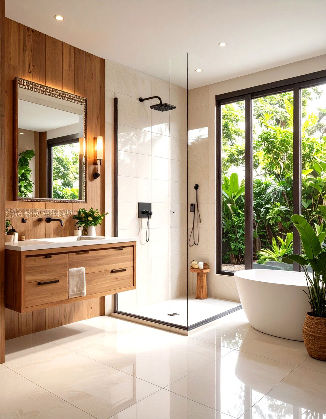 Picture Frame Borders Showcase Center Tiles - 25 bathroom tile ideas