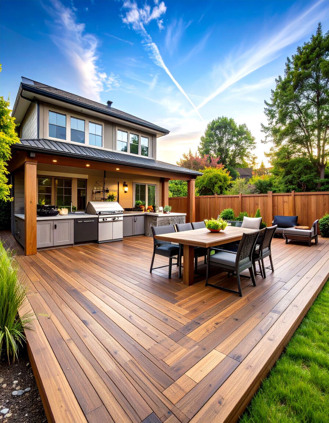Picture Frame Borders That Define Zones - 25 deck flooring ideas
