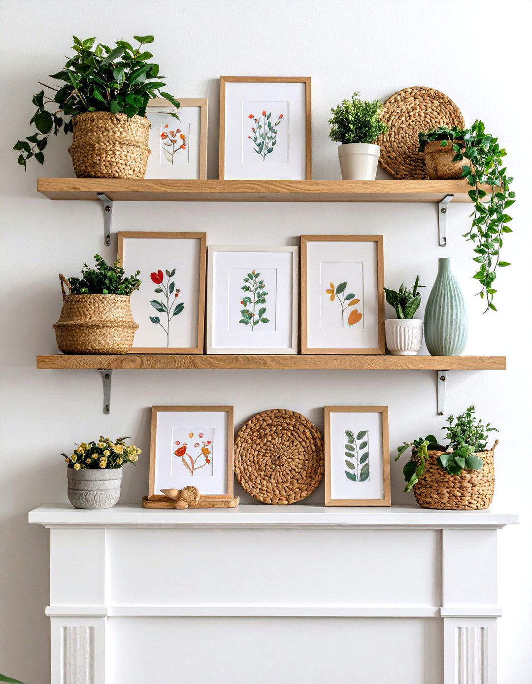 Picture Ledge Swap Out Family Picture Wall - 25 family picture wall ideas