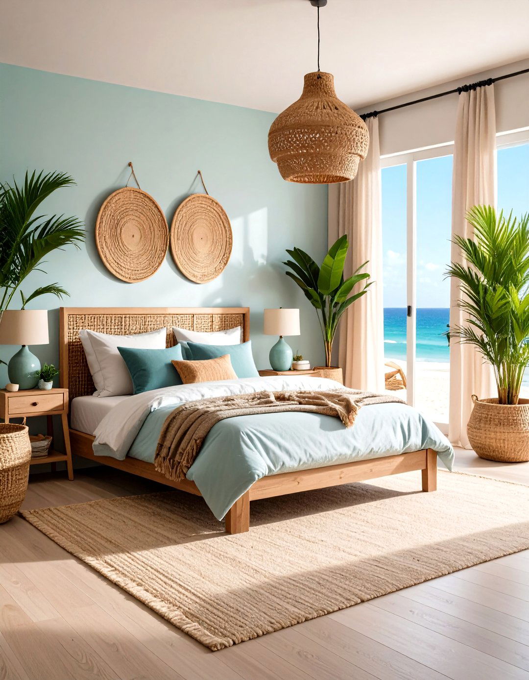 Plant Dune Inspired Greenery - 25 ocean-themed bedroom ideas