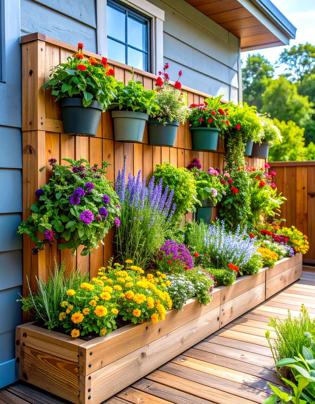 Planter Box Integrated Deck Fascia - 25 deck fascia ideas