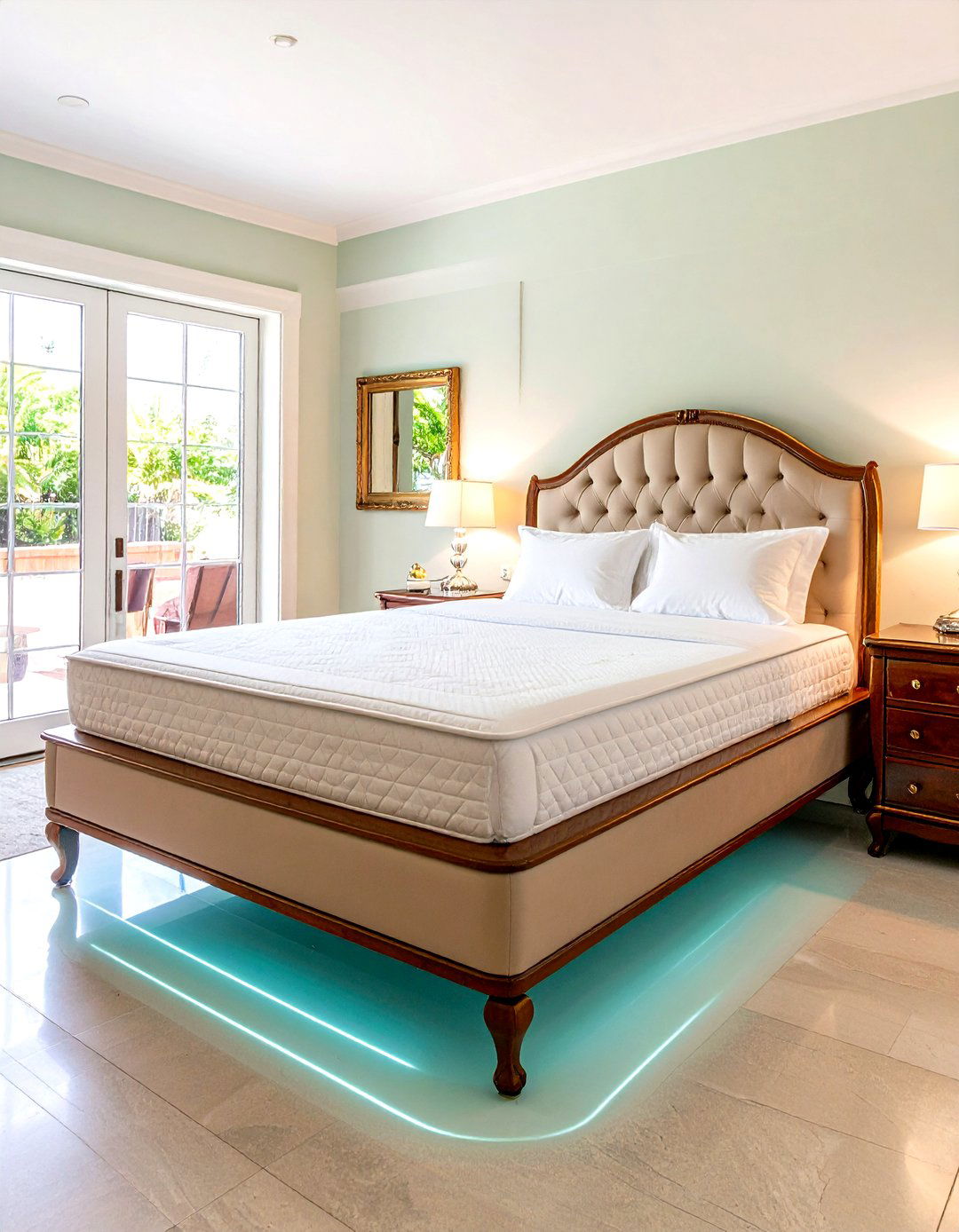 Platform Waterbed Becomes the Bedroom Showpiece - 25 80s bedroom ideas