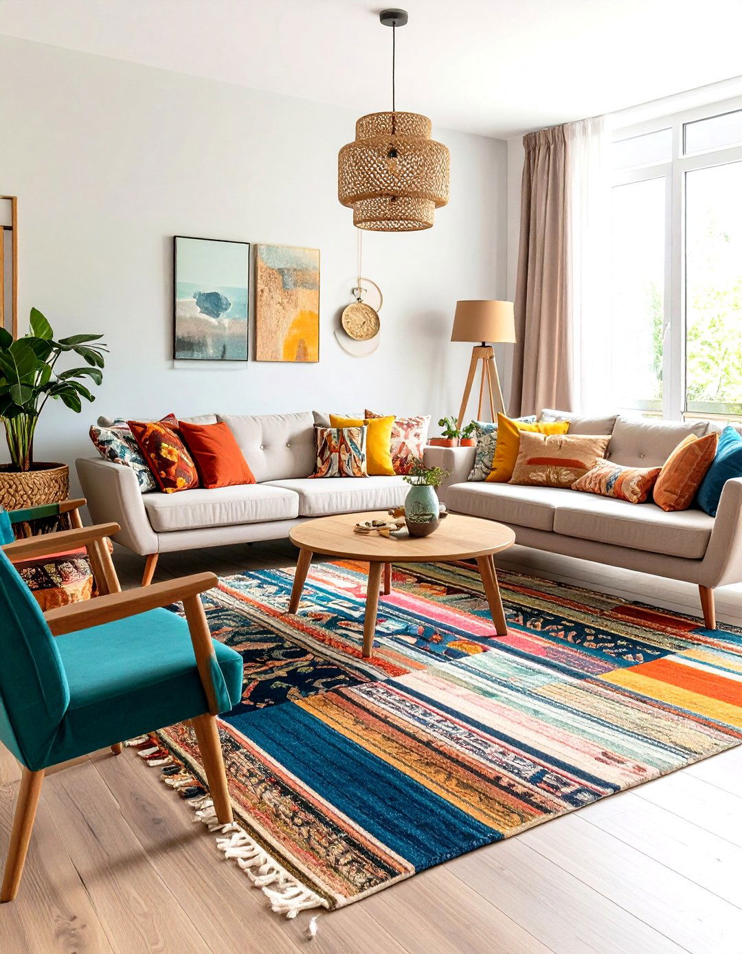 Play with Furniture Layout for Definition in an Open Floor Plan - 25 open floor plan ideas