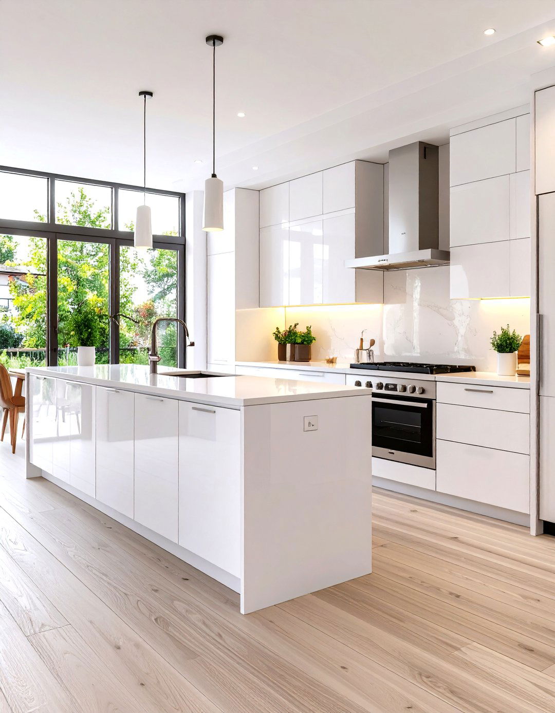 Pocket Doors Reduce Clutter in a Galley Kitchen - 25 galley kitchen ideas