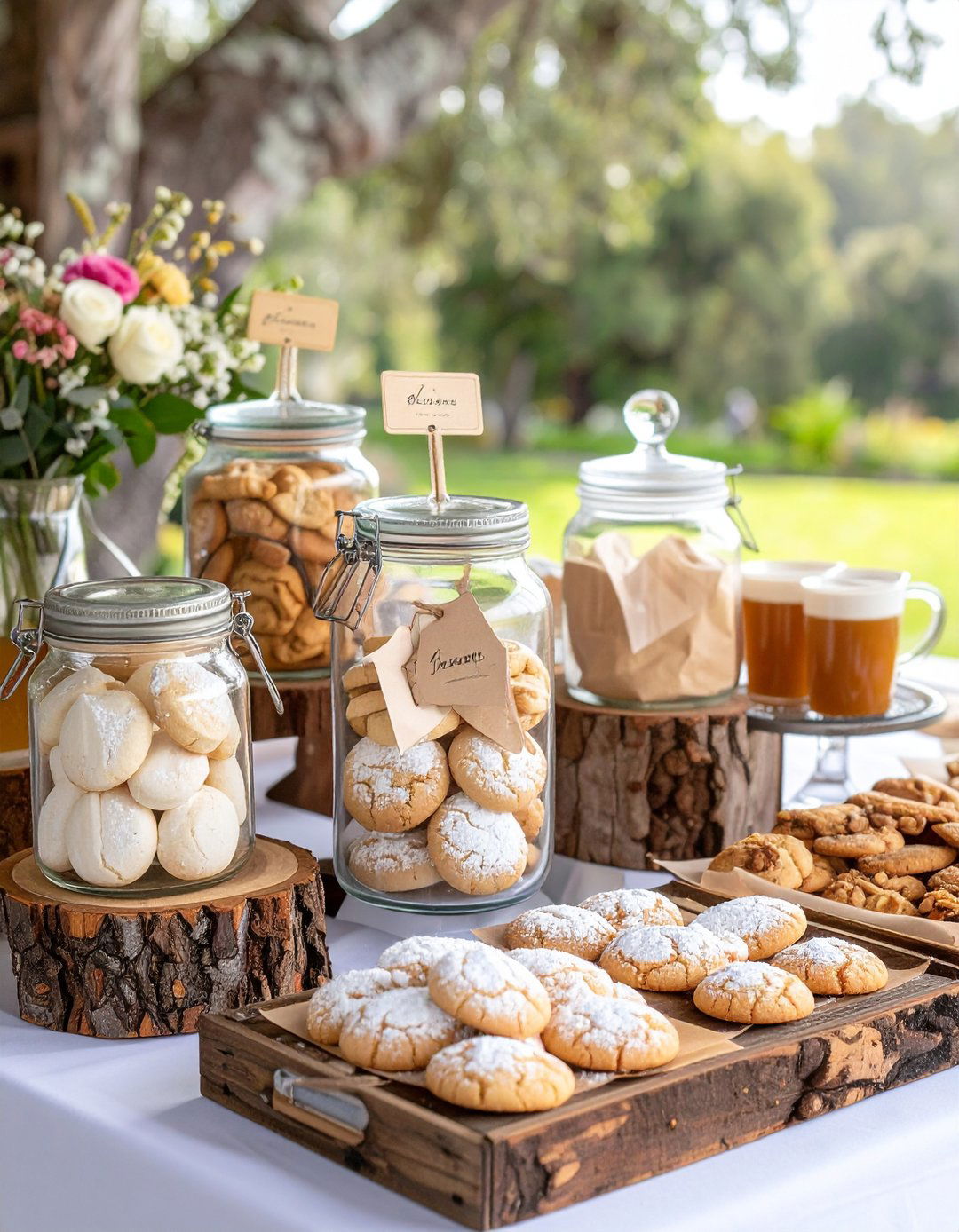 Polvorones Cookie Favor Bar - 25 mexican wedding ideas