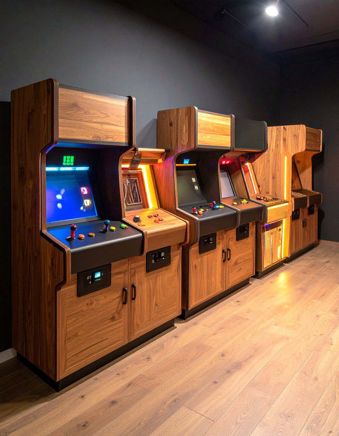 Portable Cabinet Arcade Room Flexibility - 25 arcade room ideas
