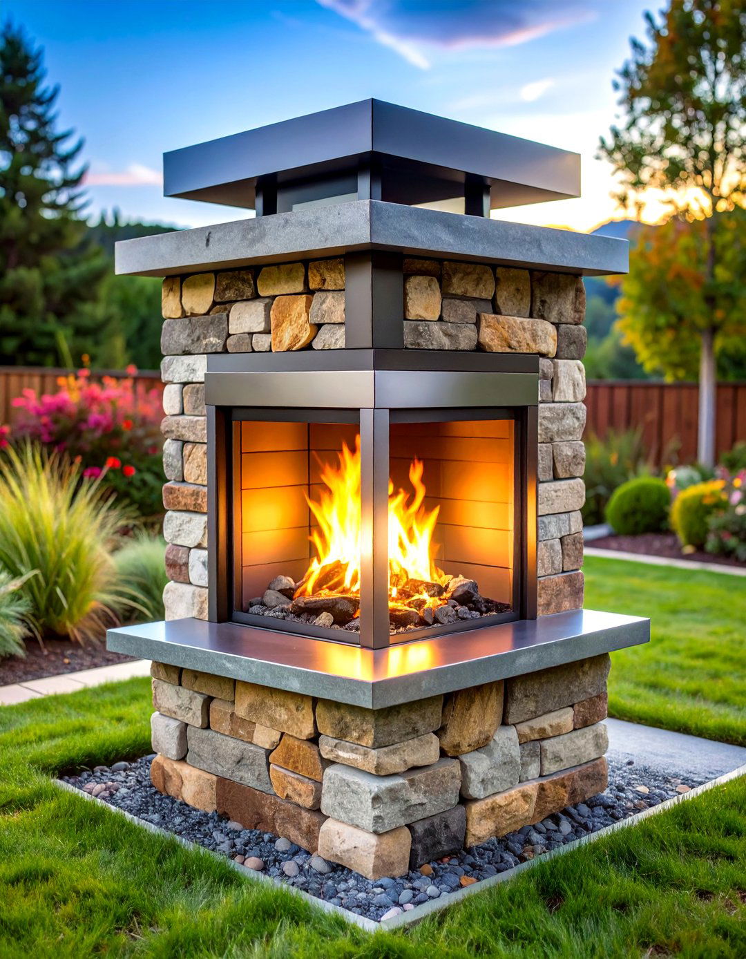 Portable Chiminea Outdoor Fireplace Goes Anywhere - 25 outdoor fireplace ideas