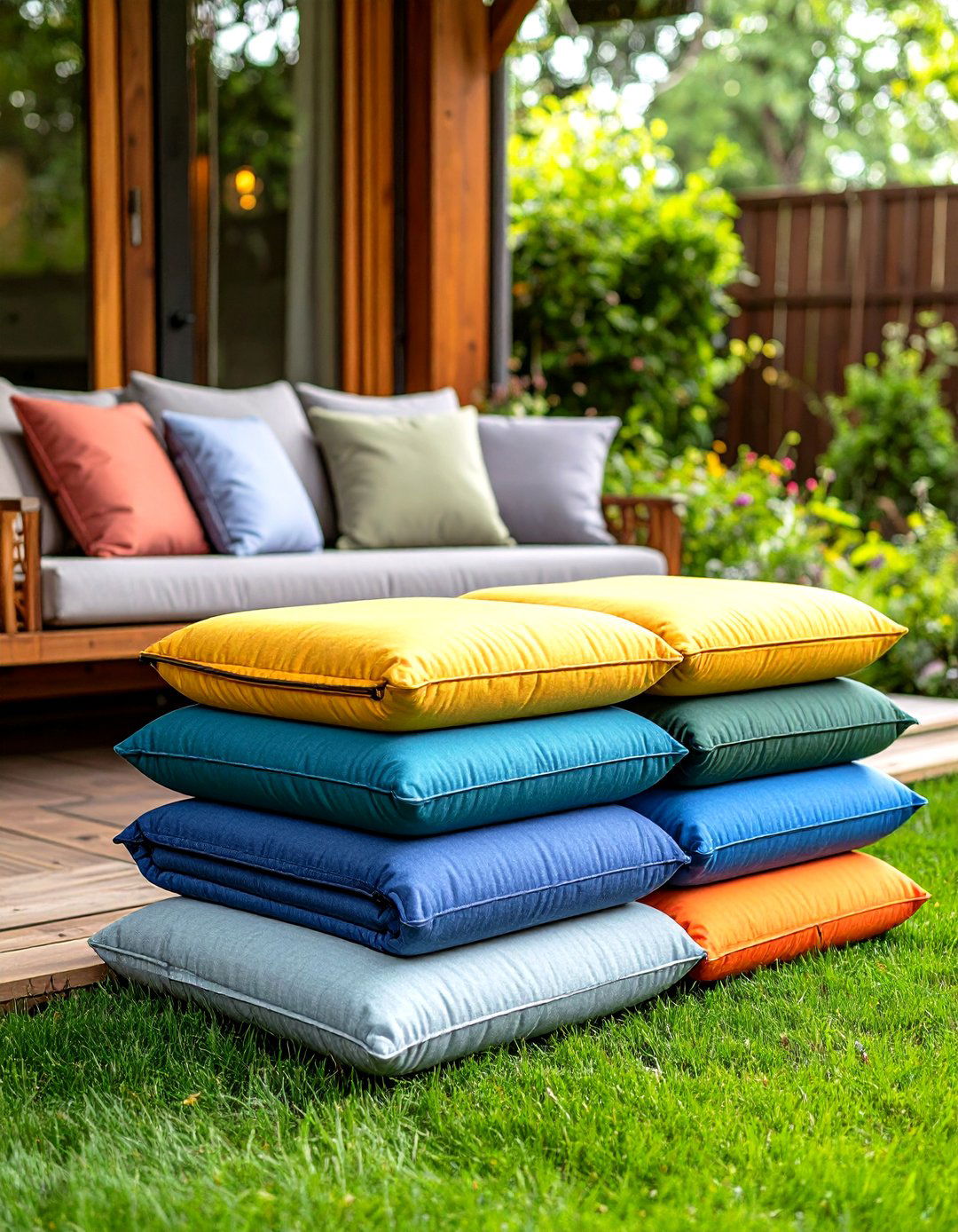 Portable Fold Out Picnic Mat - 25 floor seating ideas