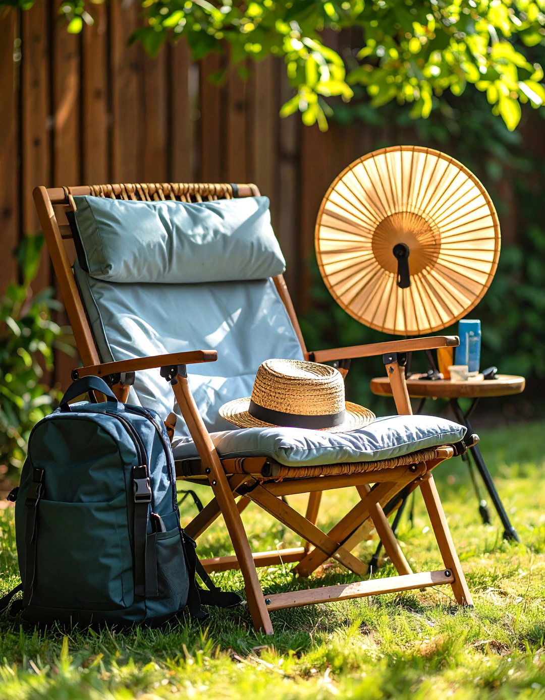 Portable Folding Chair Reading Nook - 25 outdoor reading nook ideas