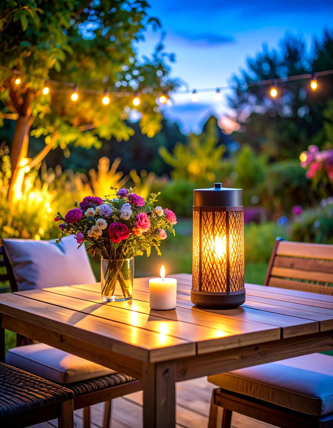 Portable Table Lamp Outdoor Lighting Flexibility - 25 outdoor lighting ideas
