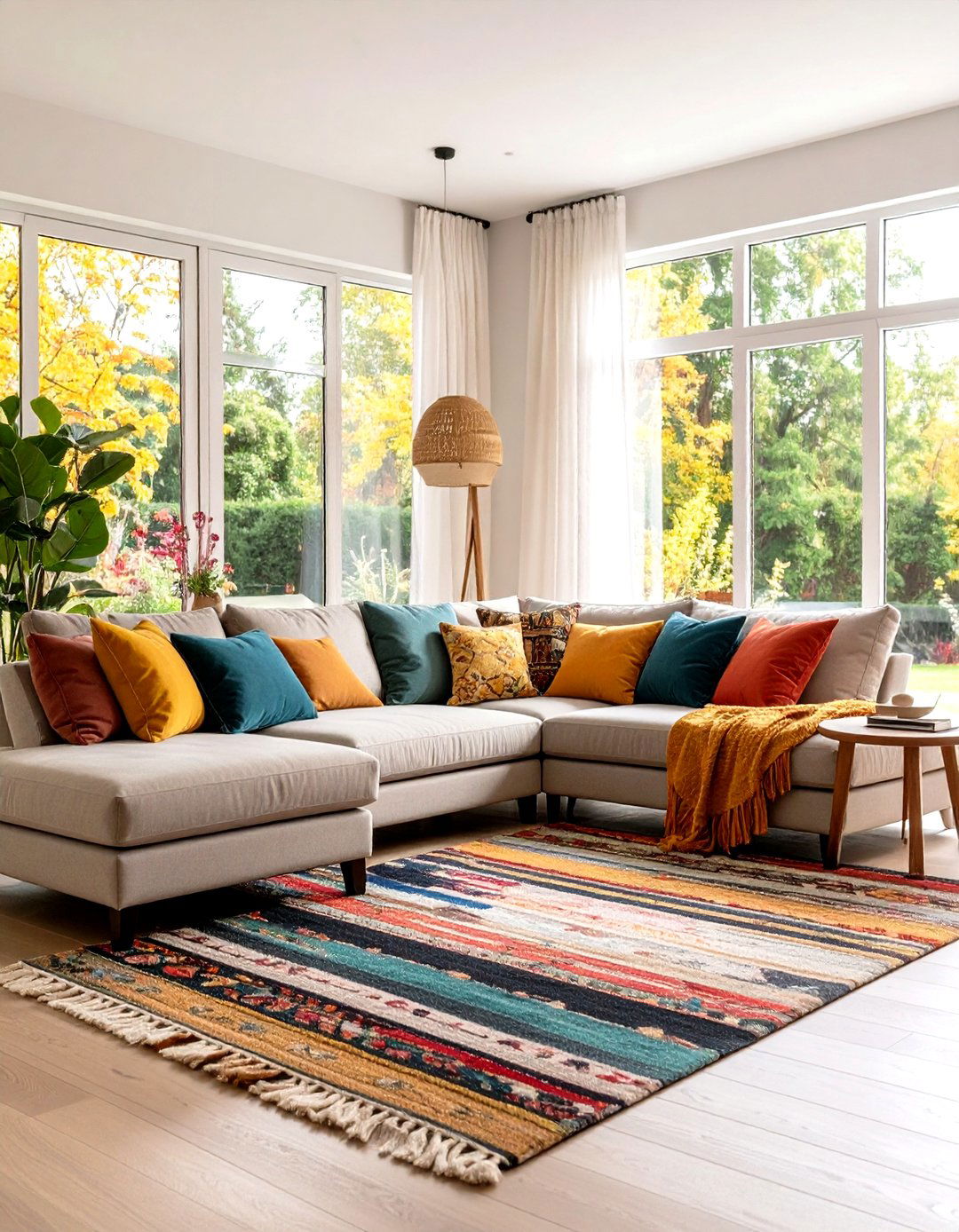 Position Sectional Sofas for Flow in an Open Floor Plan - 25 open floor plan ideas