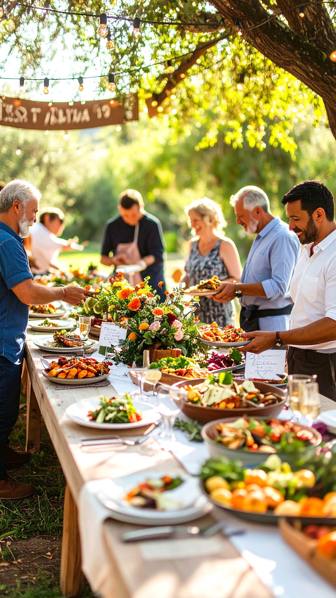 Potluck Casual Wedding Supper - 25 casual wedding ideas