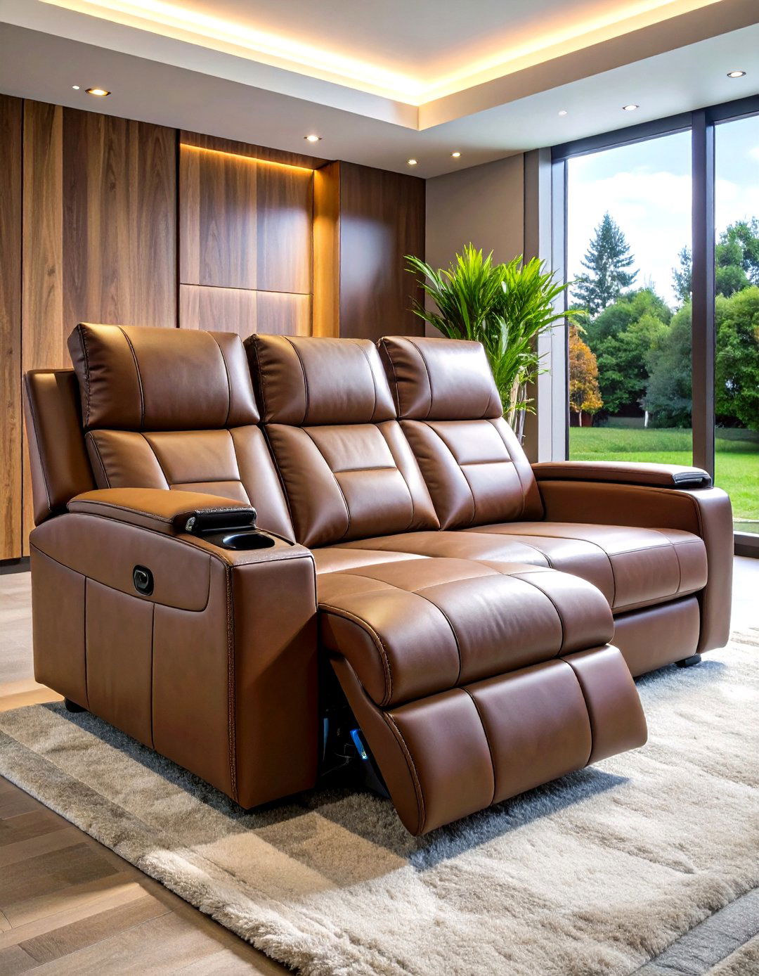 Power Equipped Man Cave Recliner Seating