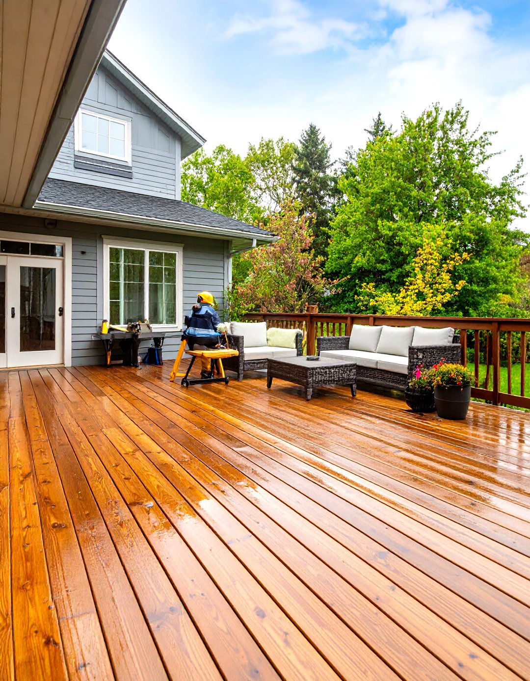 Pressure Treated Pine Deck Planks for Budget Friendly Strength - 25 deck flooring ideas