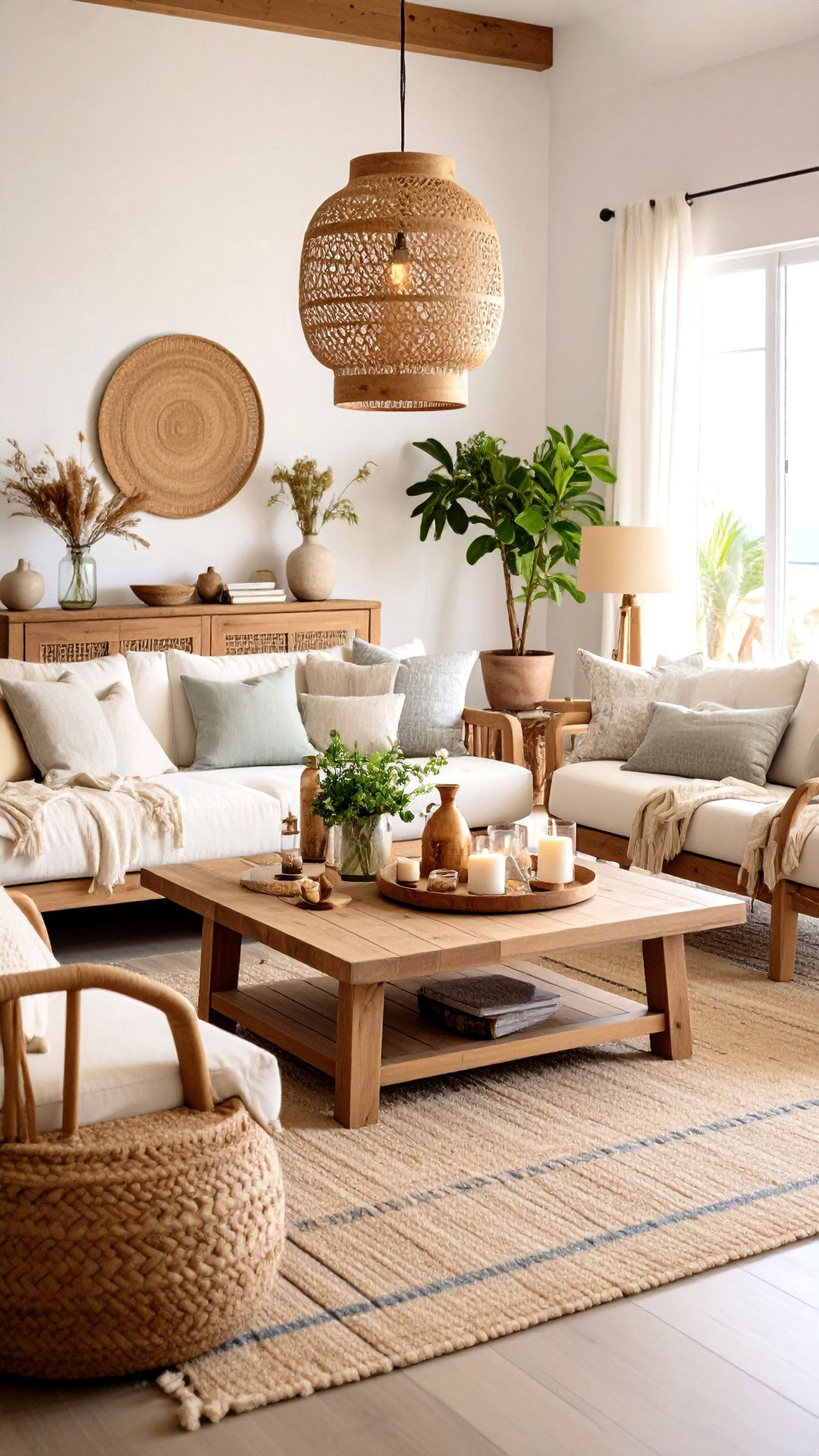Prioritize Sustainable Materials - 25 coastal living room ideas