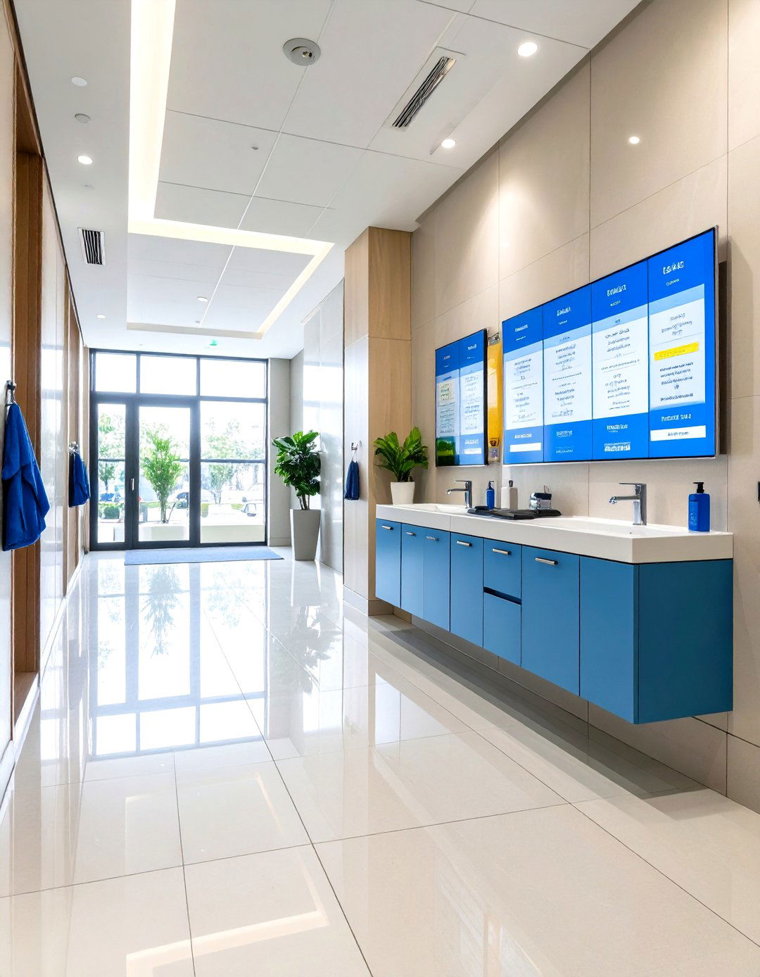 Public Cleaning Schedule Display - 25 office bathroom ideas