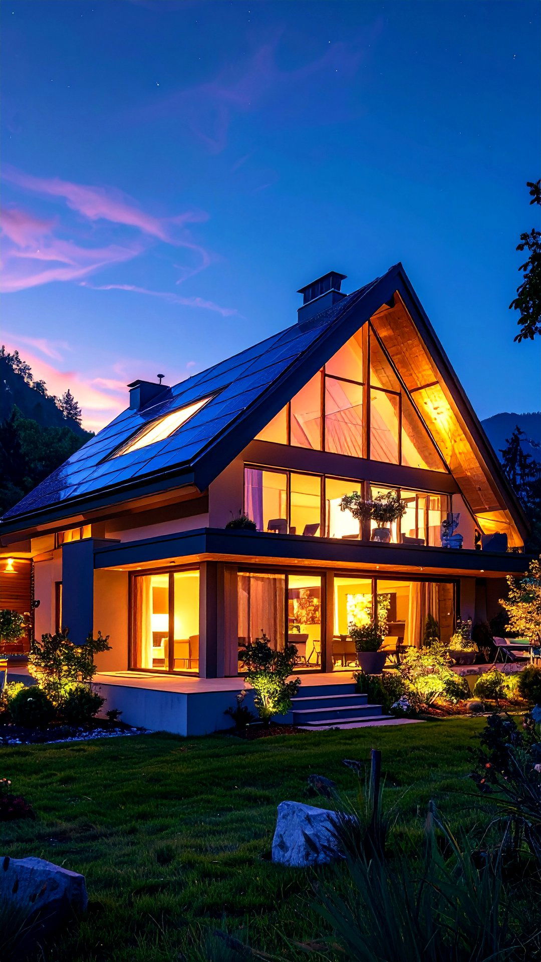 Pyramid Skylights Brighten a s House Exterior - 25 1980s house exterior ideas