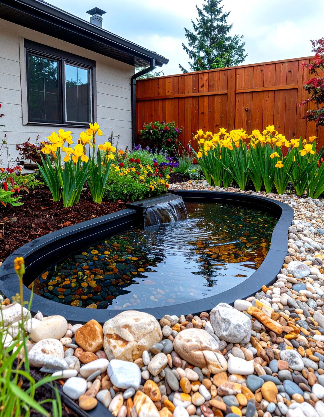 Rain Garden Overflow Pond - 25 backyard pond ideas