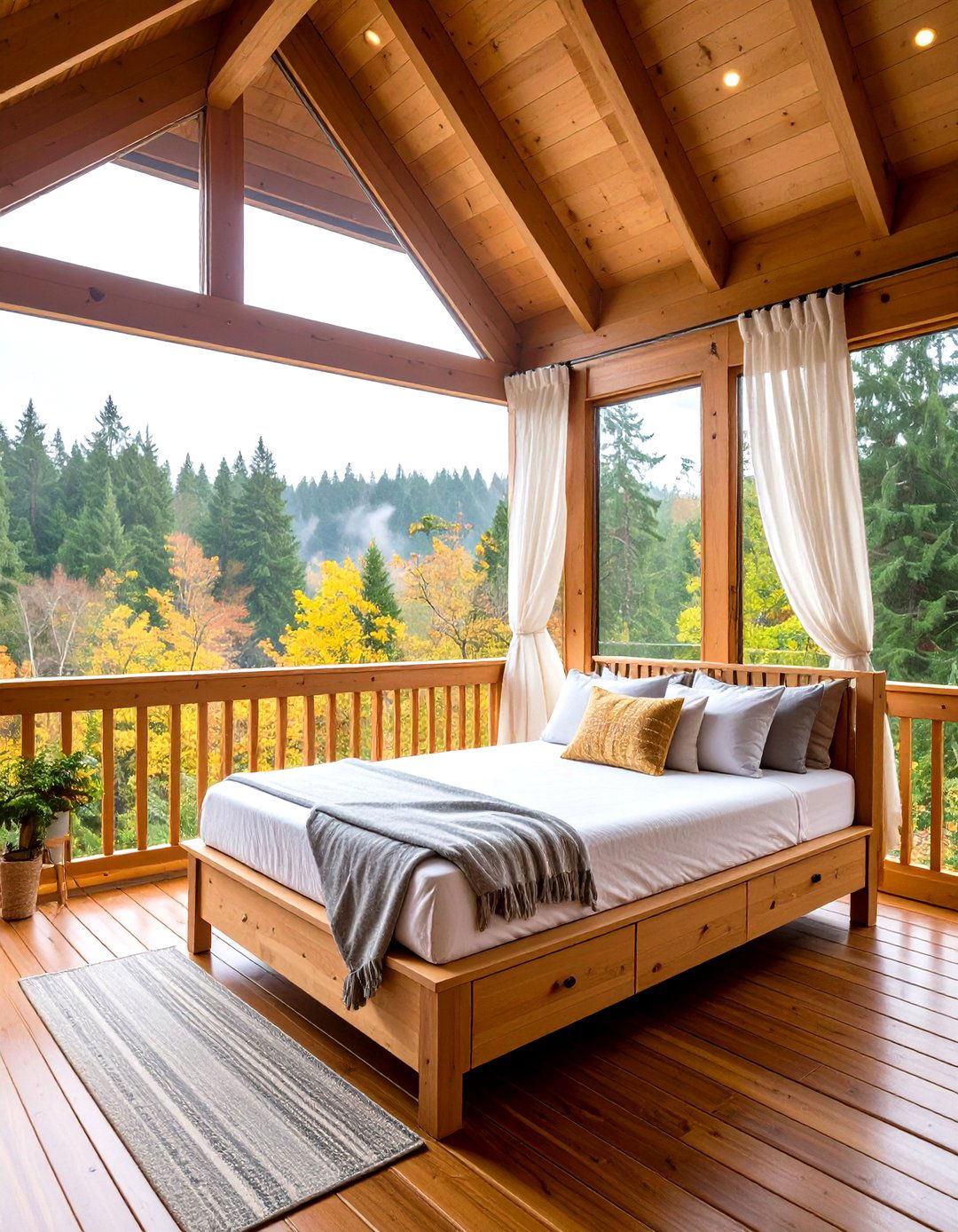Rain Screen Clad Balcony Daybed A Frame - 25 a frame house with balcony